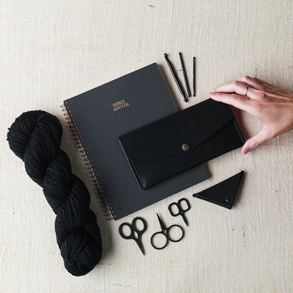 Winter Session + Fringe leather tool pouch