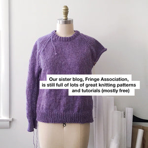 Free knitting patterns and tutorials at Fringe Association