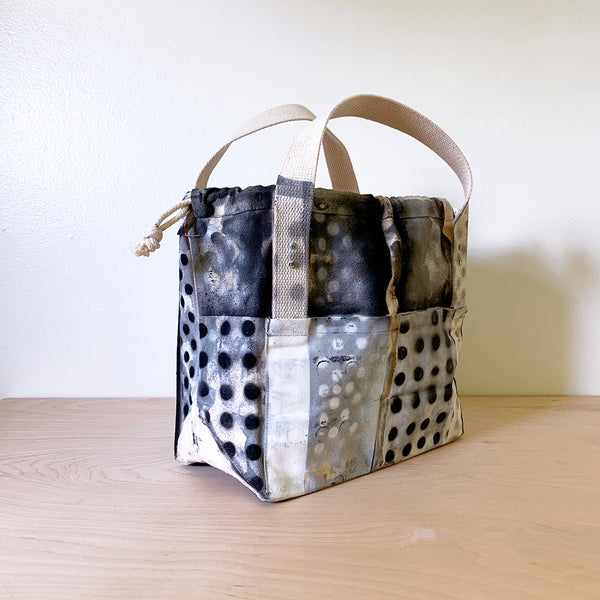 "Downtown" hand-painted Town Bag