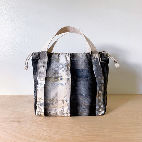 "Downtown" hand-painted Town Bag