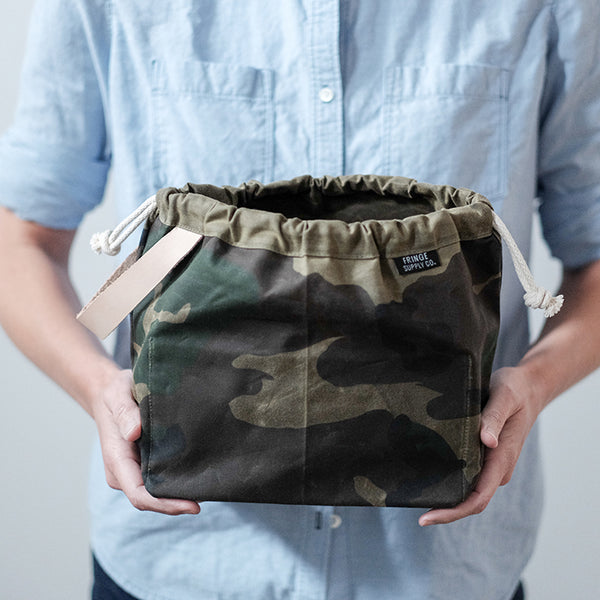 Waxed canvas Field Bag by Fringe Supply Co.